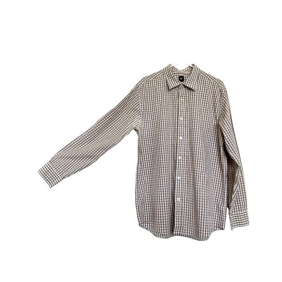 Gap‎ Shirt Button Front Long Sleeve Plaid  Men's XL - Picture 3 of 4